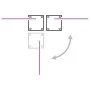 Toldo lateral retráctil color crema 100x600 cm de vidaXL, Sombrillas - Ref: Foro24-48443, Precio: 83,84 €, Descuento: %