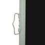 Toldo lateral retráctil de jardín negro 140x500 cm de vidaXL, Sombrillas - Ref: Foro24-48394, Precio: 86,14 €, Descuento: %