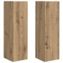 Mueble de TV Montado en la Pared 2 pcs Roble Artesanal en Muebles TV | Comprar online en Foru.es