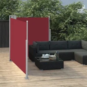 Toldo lateral retráctil rojo 100x600 cm de vidaXL, Sombrillas - Ref: Foro24-48447, Precio: 89,39 €, Descuento: %