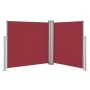 Toldo lateral retráctil rojo 100x600 cm de vidaXL, Sombrillas - Ref: Foro24-48447, Precio: 89,39 €, Descuento: %