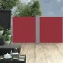 Toldo lateral retráctil rojo 100x600 cm de vidaXL, Sombrillas - Ref: Foro24-48447, Precio: 89,39 €, Descuento: %