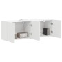 Mueble de TV Montado en la Pared 2 pcs 59,5 x 31 x 40 cm en Muebles TV | Comprar online en Foru.es