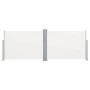 Toldo lateral retráctil color crema 120x1000 cm de vidaXL, Sombrillas - Ref: Foro24-48479, Precio: 70,13 €, Descuento: %