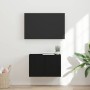 Mueble de TV Montado en la Pared Negro 59,5 x 31 x 40 cm en Muebles TV | Comprar online en Foru.es