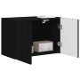Mueble de TV Montado en la Pared Negro 59,5 x 31 x 40 cm en Muebles TV | Comprar online en Foru.es