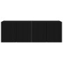 Mueble de TV Montado en la Pared 2 pcs Negro 59,5 x 31 x 40 cm en Muebles TV | Comprar online en Foru.es