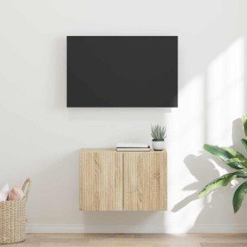 Mueble de TV Montado en la Pared Roble Sonoma 59,5 x 31 x 40 cm en Muebles TV | Comprar online en Foru.es