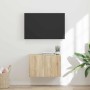 Mueble de TV Montado en la Pared Roble Sonoma 59,5 x 31 x 40 cm en Muebles TV | Comprar online en Foru.es