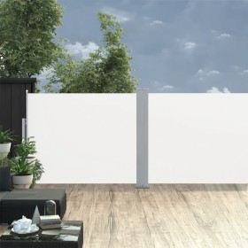 Toldo lateral retráctil color crema 140x1000 cm de vidaXL, Sombrillas - Ref: Foro24-48485, Precio: 101,48 €, Descuento: %