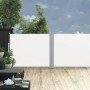 Toldo lateral retráctil color crema 140x1000 cm de vidaXL, Sombrillas - Ref: Foro24-48485, Precio: 101,48 €, Descuento: %