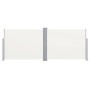 Toldo lateral retráctil color crema 140x1000 cm de vidaXL, Sombrillas - Ref: Foro24-48485, Precio: 101,48 €, Descuento: %
