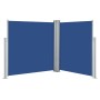 Toldo lateral retráctil azul 160x600 cm de vidaXL, Sombrillas - Ref: Foro24-48464, Precio: 98,54 €, Descuento: %