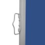 Toldo lateral retráctil azul 160x600 cm de vidaXL, Sombrillas - Ref: Foro24-48464, Precio: 98,54 €, Descuento: %