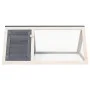 Conejera jaula de animales de madera gris de vidaXL, Jaulas y habitáculos para animales pequeños - Ref: Foro24-170852, Precio...