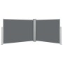 Toldo lateral retráctil gris antracita 100x1000 cm de vidaXL, Sombrillas - Ref: Foro24-48474, Precio: 161,93 €, Descuento: %