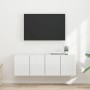 Mueble de TV Montado en la Pared 2 pcs brillante en Muebles TV | Comprar online en Foru.es