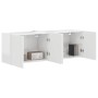 Mueble de TV Montado en la Pared 2 pcs brillante en Muebles TV | Comprar online en Foru.es