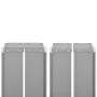 Toldo lateral retráctil gris antracita 100x1000 cm de vidaXL, Sombrillas - Ref: Foro24-48474, Precio: 159,24 €, Descuento: %