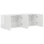 Mueble de TV Montado en la Pared 2 pcs brillante en Muebles TV | Comprar online en Foru.es
