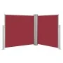 Toldo lateral retráctil rojo 120x600 cm de vidaXL, Sombrillas - Ref: Foro24-48453, Precio: 64,44 €, Descuento: %
