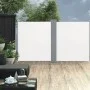 Toldo lateral doble retráctil de jardín color crema 170x600 cm de vidaXL, Sombrillas - Ref: Foro24-48467, Precio: 102,97 €, D...