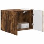 Mueble de TV Montado en la Pared Roble ahumado en Muebles TV | Comprar online en Foru.es
