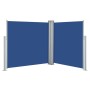 Toldo lateral retráctil azul 120x600 cm de vidaXL, Sombrillas - Ref: Foro24-48452, Precio: 66,89 €, Descuento: %