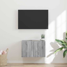 Mueble de TV Montado en la Pared Gris Sonoma 59,5 x 31 x 40 cm en Muebles TV | Comprar online en Foru.es