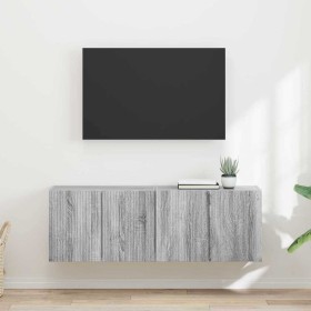 Mueble de TV Montado en la Pared 2 pcs Gris Sonoma en Muebles TV | Comprar online en Foru.es