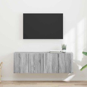 Mueble de TV Montado en la Pared 2 pcs Gris Sonoma en Muebles TV | Comprar online en Foru.es