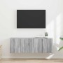 Mueble de TV Montado en la Pared 2 pcs Gris Sonoma en Muebles TV | Comprar online en Foru.es