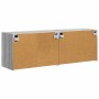 Mueble de TV Montado en la Pared 2 pcs Gris Sonoma en Muebles TV | Comprar online en Foru.es