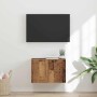 Mueble de TV Montado en la Pared Madera envejecida en Muebles TV | Comprar online en Foru.es