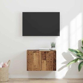 Mueble de TV Montado en la Pared Madera envejecida en Muebles TV | Comprar online en Foru.es
