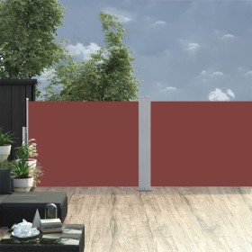 Toldo lateral retráctil marrón 120x1000 cm de vidaXL, Sombrillas - Ref: Foro24-48481, Precio: 70,25 €, Descuento: %