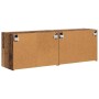 Mueble de TV Montado en la Pared 2 pcs Madera envejecida en Muebles TV | Comprar online en Foru.es