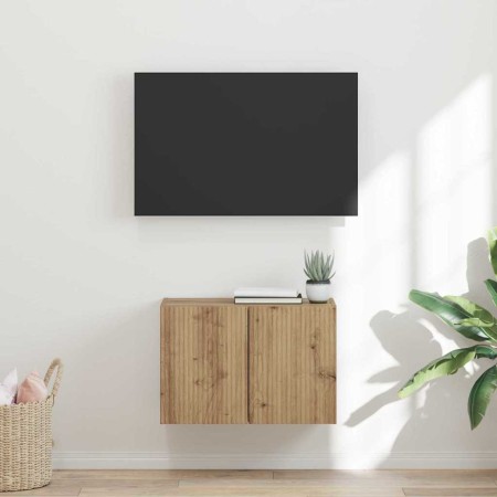 Mueble de TV Montado en la Pared Roble artesanal en Muebles TV | Comprar online en Foru.es