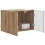 Mueble de TV Montado en la Pared Roble artesanal en Muebles TV | Comprar online en Foru.es