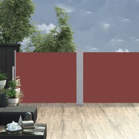 Toldo lateral retráctil marrón 140x1000 cm de vidaXL, Sombrillas - Ref: Foro24-48487, Precio: 102,67 €, Descuento: %