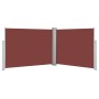 Toldo lateral retráctil marrón 140x1000 cm de vidaXL, Sombrillas - Ref: Foro24-48487, Precio: 102,67 €, Descuento: %