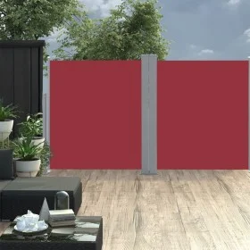 Toldo lateral retráctil rojo 170x600 cm de vidaXL, Sombrillas - Ref: Foro24-48471, Precio: 135,57 €, Descuento: %