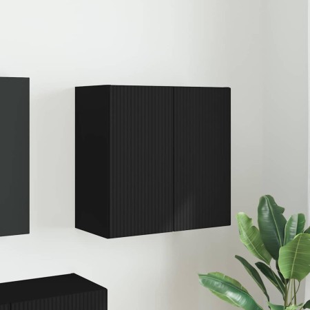 Mueble de TV Montado en la Pared Negro 59,5 x 31 x 60 cm en Muebles TV | Comprar online en Foru.es