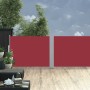 Toldo lateral retráctil rojo 100x1000 cm de vidaXL, Sombrillas - Ref: Foro24-48477, Precio: 108,52 €, Descuento: %