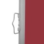 Toldo lateral retráctil rojo 100x1000 cm de vidaXL, Sombrillas - Ref: Foro24-48477, Precio: 108,52 €, Descuento: %