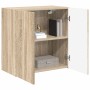 Mueble de TV Montado en la Pared Roble Sonoma 59,5 x 31 x 60 cm en Muebles TV | Comprar online en Foru.es