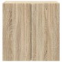 Mueble de TV Montado en la Pared Roble Sonoma 59,5 x 31 x 60 cm en Muebles TV | Comprar online en Foru.es