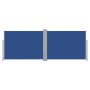 Toldo lateral retráctil azul 100x1000 cm de vidaXL, Sombrillas - Ref: Foro24-48476, Precio: 119,75 €, Descuento: %