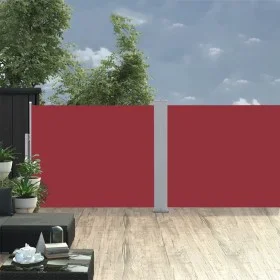 Toldo lateral retráctil rojo 140x1000 cm de vidaXL, Sombrillas - Ref: Foro24-48489, Precio: 101,39 €, Descuento: %
