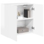 Mueble de TV Montado en la Pared brillante 59,5 x 31 x 60 cm en Muebles TV | Comprar online en Foru.es